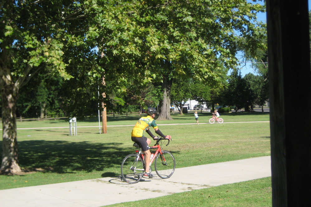 Bike Path From the Lake to the Park